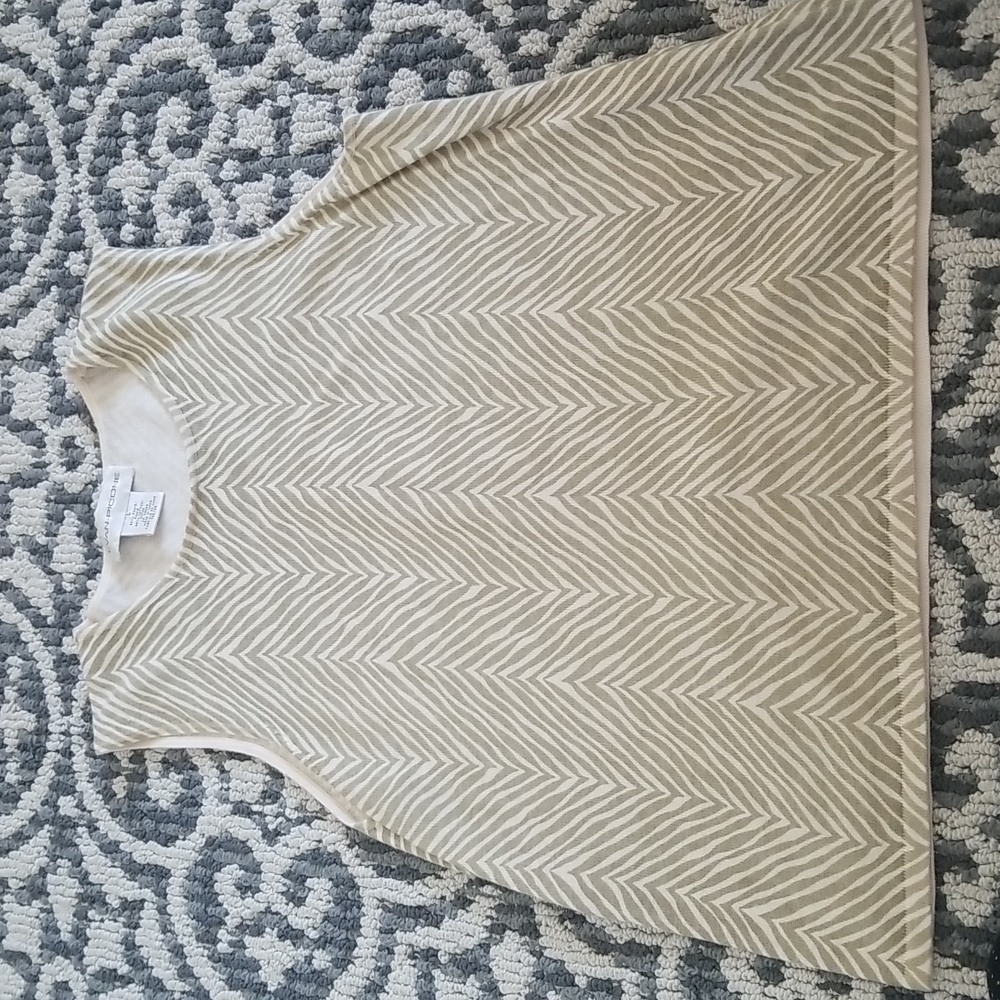 (L) Evan-Picone Rayon Blend Tank Super Soft Knit Comfy Loungewear Casual